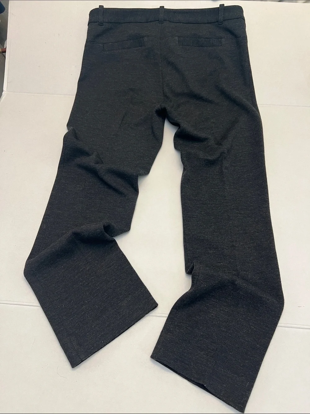 TORY BURCH SIMONA GRAY WOOL TAILORED TROUSER PANTS WOMEN’S SIZE 12